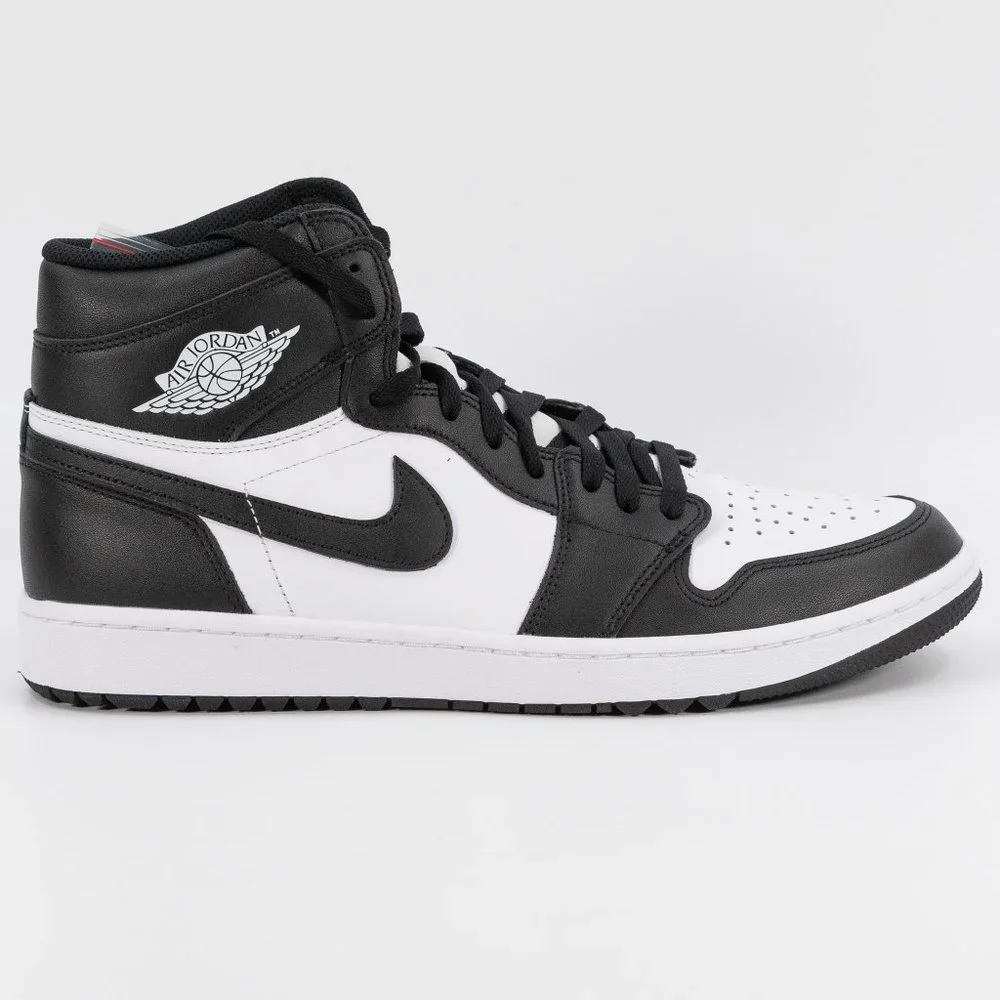 Air Jordan 1 High Golf 'Panda' DQ0660-101 Spikeless Cleats size 14